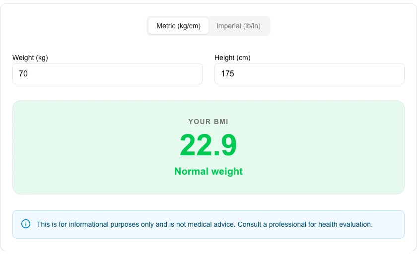 BMI Calculator thumbnail
