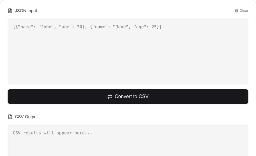 JSON to CSV Converter thumbnail