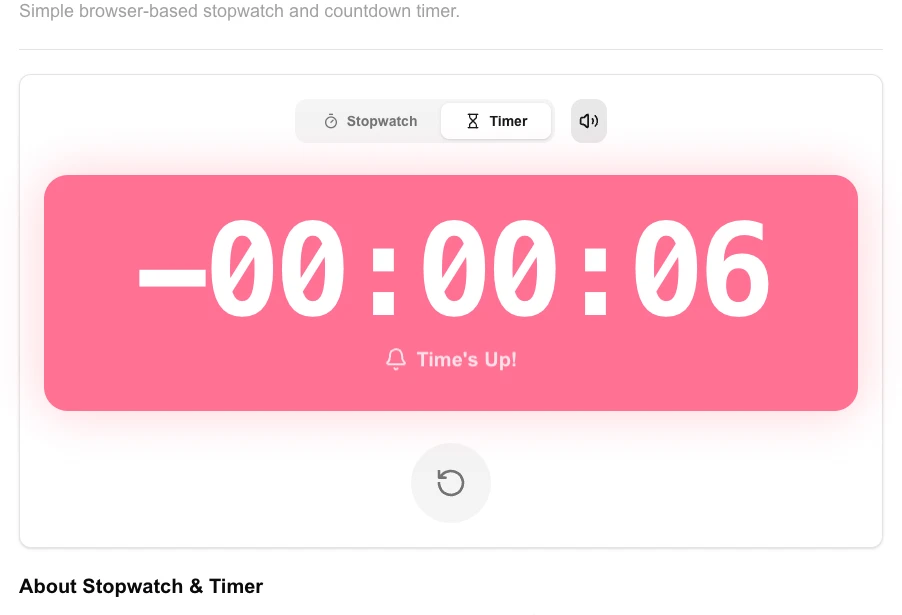 Stopwatch & Timer thumbnail