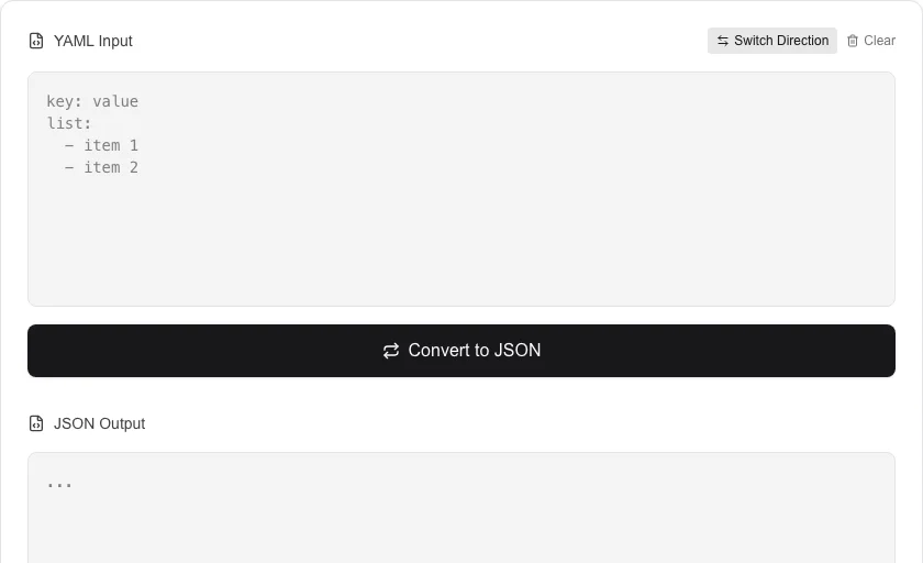 YAML <-> JSON Converter thumbnail